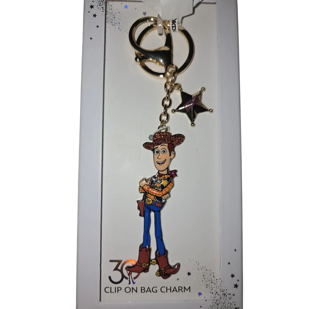 Disney Pixar Toy Story Woody Bag Charm Multi New 30th Anniversary Keychain